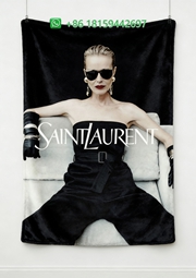Yves Saint Laurent Throw Blankets